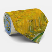 Van Gogh Wheat Field met Cypresses. Impressionisme Stropdas (Opgerold)