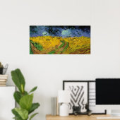 van Gogh - Wheat Field with Crows (1890) Poster (Thuiskantoor)