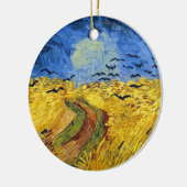 Van Gogh Wheat Fields Famous Impressionism Keramisch Ornament (Links)