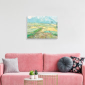Van Gogh Wheat Fields na regen Canvas Afdruk (Insitu (Woonkamer))