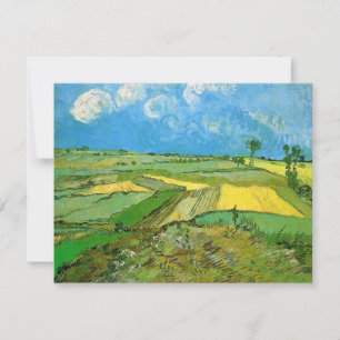 Van Gogh Wheat Fields op Auvers under Clouded Sky