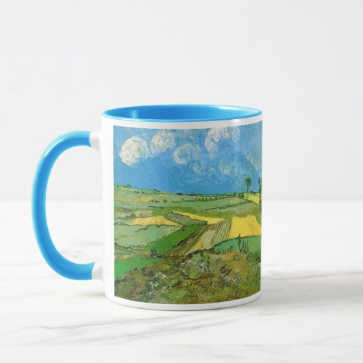 Van Gogh Wheat Fields op Auvers under Clouded Sky Mok (Links)
