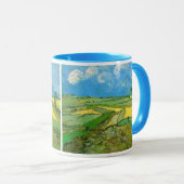 Van Gogh Wheat Fields op Auvers under Clouded Sky Mok (Voorkant rechts)
