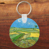 Van Gogh Wheat Fields op Auvers under Clouded Sky Sleutelhanger (Voorkant)