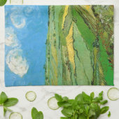Van Gogh Wheat Fields op Auvers under Clouded Sky Theedoek (Gevouwen)