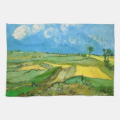 Van Gogh Wheat Fields op Auvers under Clouded Sky Theedoek (Horizontaal)
