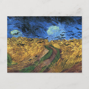 Van Gogh Wheatfield Avec Carte Postale Crows