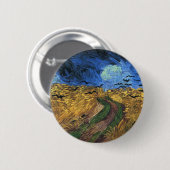 Van Gogh Wheatfield met Button (Voorkant /achterkant)