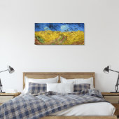 Van Gogh Wheatfield met koeien Canvas Afdruk (Insitu (Slaapkamer))