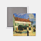 Van Gogh - White House by Night, Magneet (Voorkant / Achterkant)