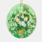 Van Gogh White Roses Keramisch Ornament (Links)