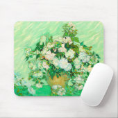 Van Gogh White Roses Muismat (Met muis)