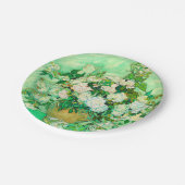 Van Gogh White Roses Papieren Bordje (Gekanteld)