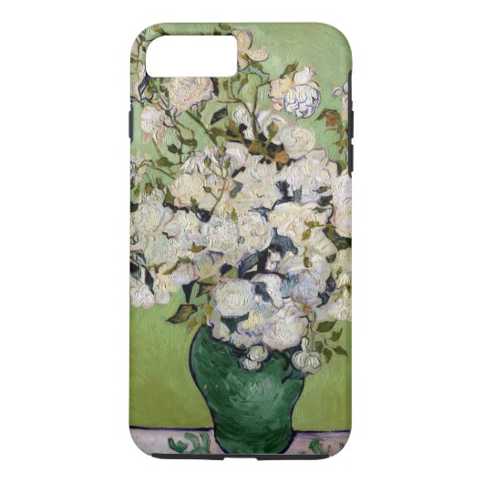 Van Gogh White Roses Tough iPhone 7 Plus Hoesje (Achterkant)