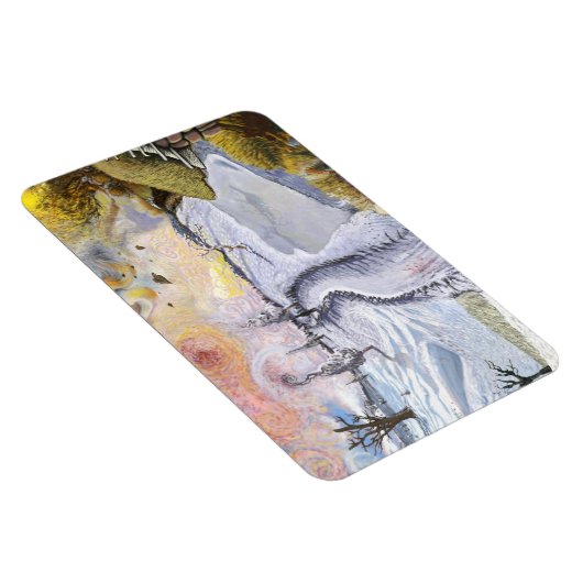 Van Gogh: Winterlandschap Magneet (Rechterzijde)