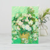 Van Gogh Witte Rozen Kaart (Staand voorkant)