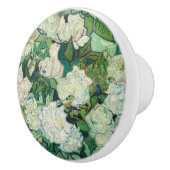 Van Gogh Witte Rozen Kunst Keramische Knop (Rechts)