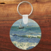 Van Gogh Zeegezicht bij Saintes Maries de la Mer Sleutelhanger (Voorkant)