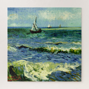 Van Gogh - Zeegezicht bij Saintes-Maries Legpuzzel