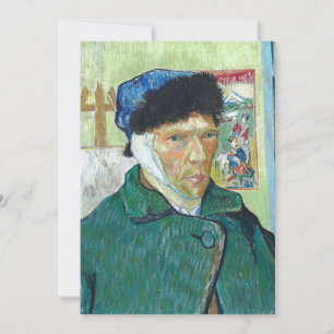 Van Gogh zelf-portret gebandatuurde verf van oorku Kaart