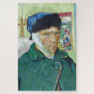 Van Gogh zelf-portret gebandatuurde verf van oorku Legpuzzel