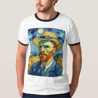 Van Gogh "Zelfportret met een Pet" T-shirt