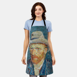 Van Gogh - Zelfportret met grijs Pet Schort