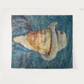 Van Gogh - Zelfportret met grijs Pet Wandkleed (Voorkant (horizontaal))