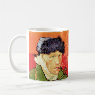 Van Gogh - Zelfportret met verbonden oor en pijp Koffiemok