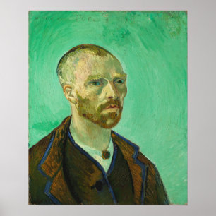 Van Gogh - zelfportret voor gauguin Poster