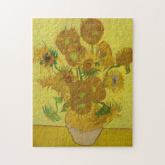 VAN GOGH - Zonnebloemen 1889 Legpuzzel (Verticaal)