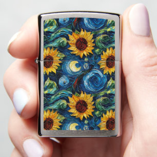 Van Gogh Zonnebloemen en sterrennacht