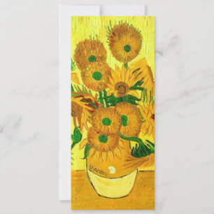 Van Gogh Zonnebloemen Kaart