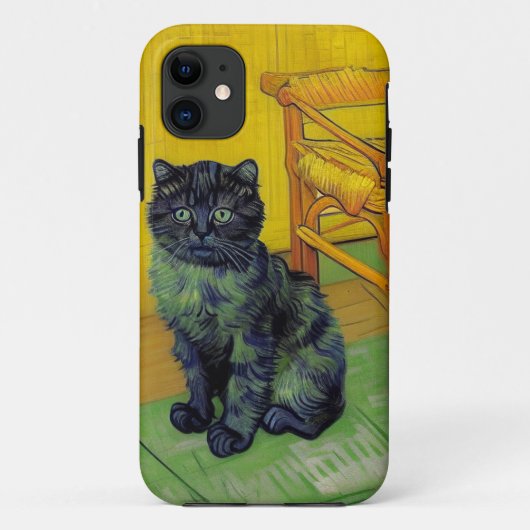 Van Gogh Zwart Kat Case-Mate iPhone Case (Achterkant)