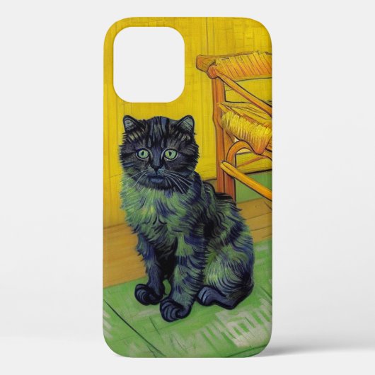 Van Gogh Zwart Kat Case-Mate iPhone Case (Achterkant)