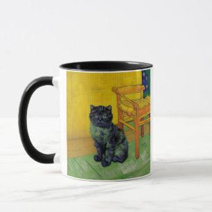 Van Gogh Zwart Kat Mok