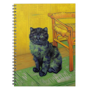 Van Gogh Zwart Kat Notitieboek
