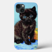 Van Gogh Zwart Kitten met garen Case-Mate iPhone Case (Achterkant)