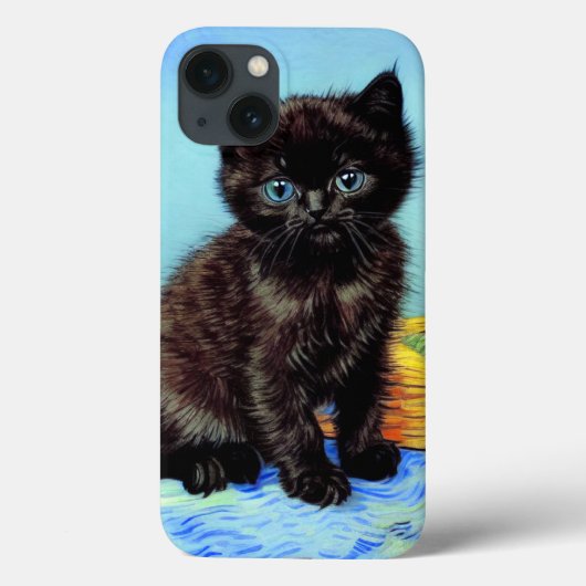 Van Gogh Zwart Kitten met garen Case-Mate iPhone Case (Achterkant)