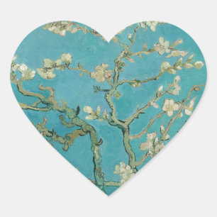 Van gogh's Almond Blossom Hart Sticker