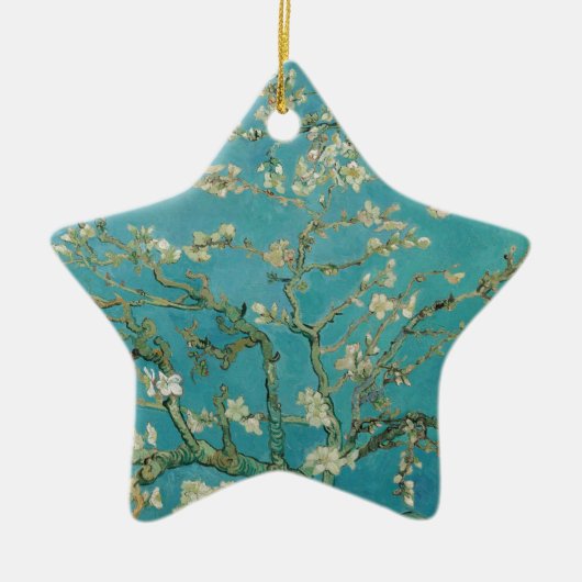 Van gogh's Almond Blossom Keramisch Ornament (Voorkant)