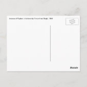 Van Gogh's Avenue of Poplars Briefkaart (Achterkant)