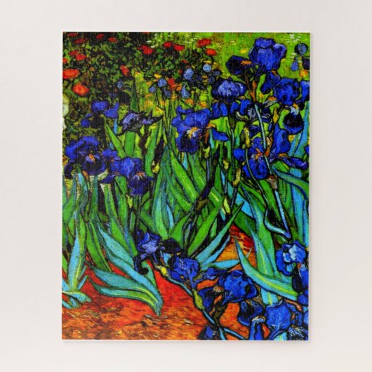Van Gogh's beroemde schilderij, Irises Legpuzzel (Verticaal)
