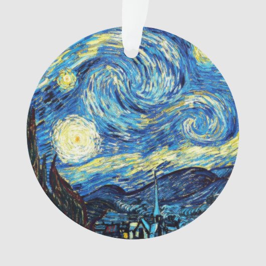 Van Gogh's beroemde schilderij, Sterrennacht Ornament (voorkant)