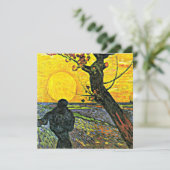Van Gogh's beroemde schilderij, The Sower (Staand voorkant)