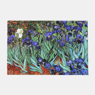 Van Goghs De Irisse Flowers Floral Doormat Deurmat