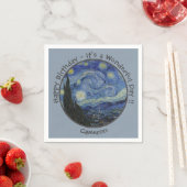Van Gogh's De Sterrennacht Party Items Collectie Servet (Insitu)