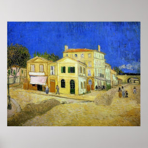 van Gogh's Gele House (Vincent's house in Arles) Poster