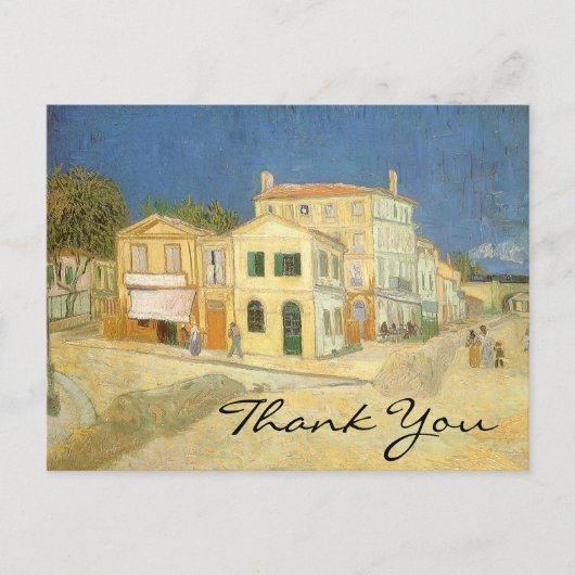 Van Gogh's Gele Huis Briefkaart (Voorkant)