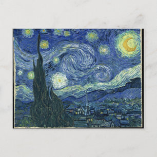 Van Gogh's het Briefkaart van de Sterrennacht